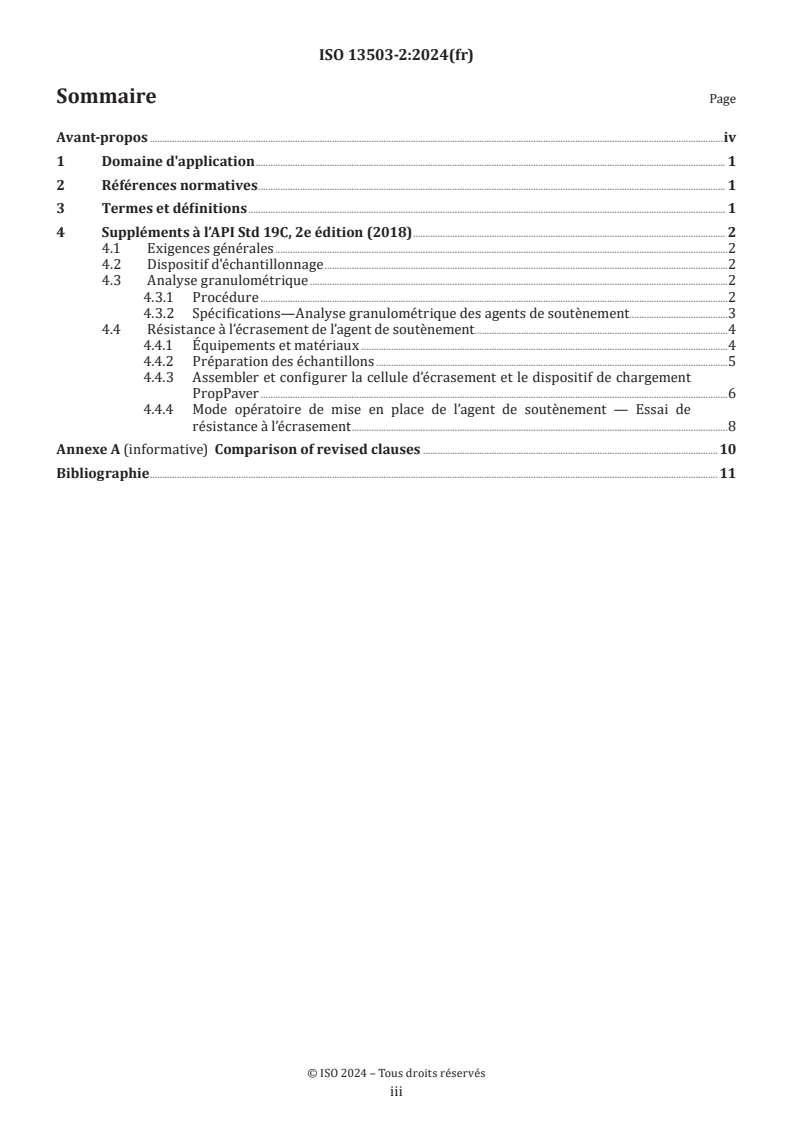 ISO 13503-2:2024 - Industries du pétrole et du gaz, y compris les énergies à faible teneur en carbone — Fluides de complétion et matériaux — Partie 2: Mesurage des propriétés des agents de soutènement utilisés dans les opérations de fracturation hydraulique et de remplissage de gravier
Released:12/2/2024