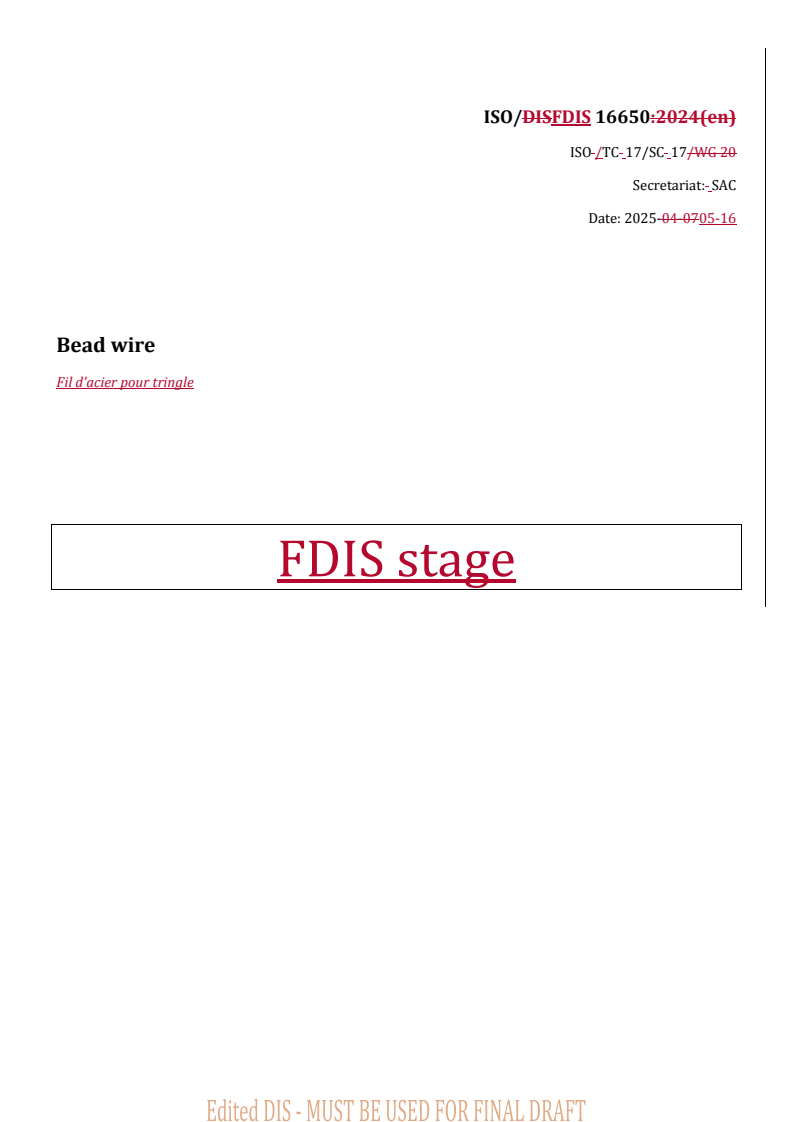 REDLINE ISO/FDIS 16650 - Bead wire
Released:16. 05. 2025