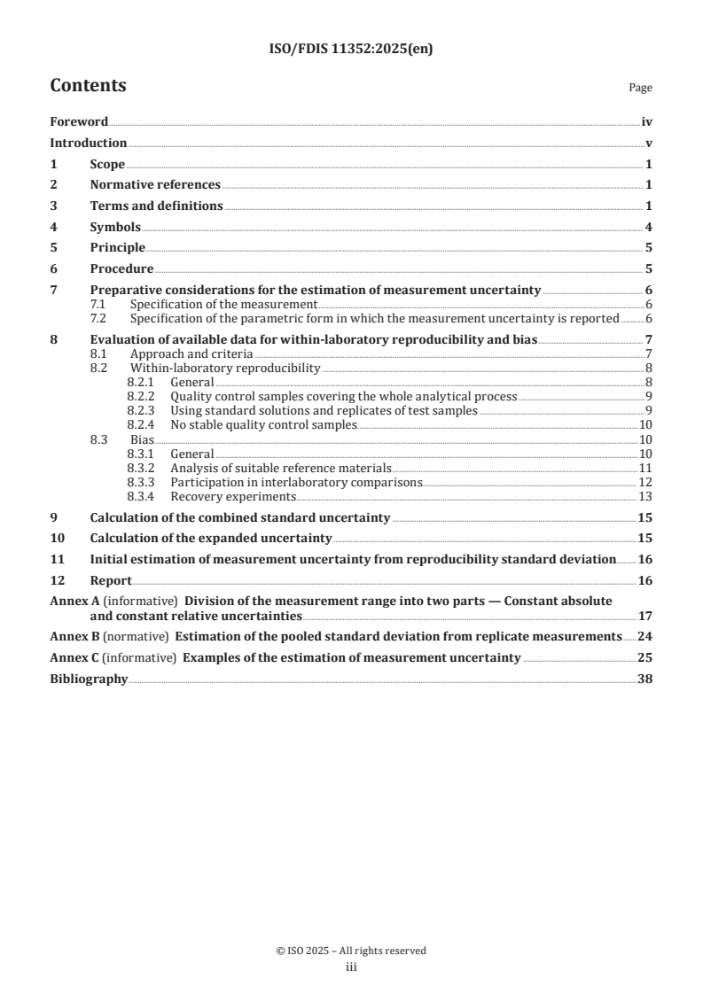 ISO/FDIS 11352 - Water quality — Estimation of measurement uncertainty based on validation and quality control data
Released:16. 04. 2025