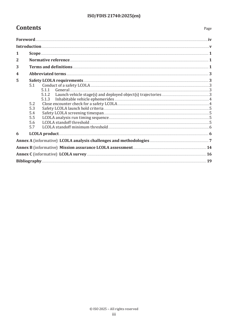 ISO/FDIS 21740 - Space systems — Launch window estimation and collision avoidance
Released:16. 04. 2025