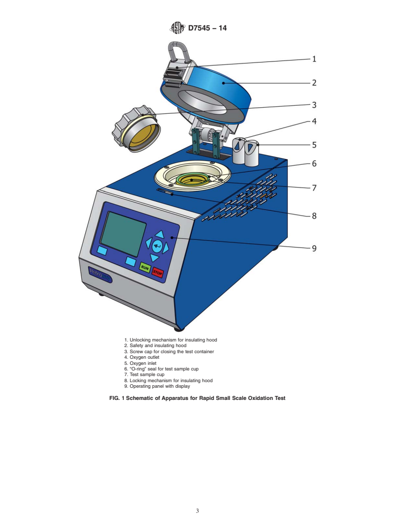 ASTM D7545-14 - Standard Test Method for  Oxidation Stability of Middle Distillate Fuels&mdash;Rapid  Small Scale Oxidation Test &#40;RSSOT&#41;