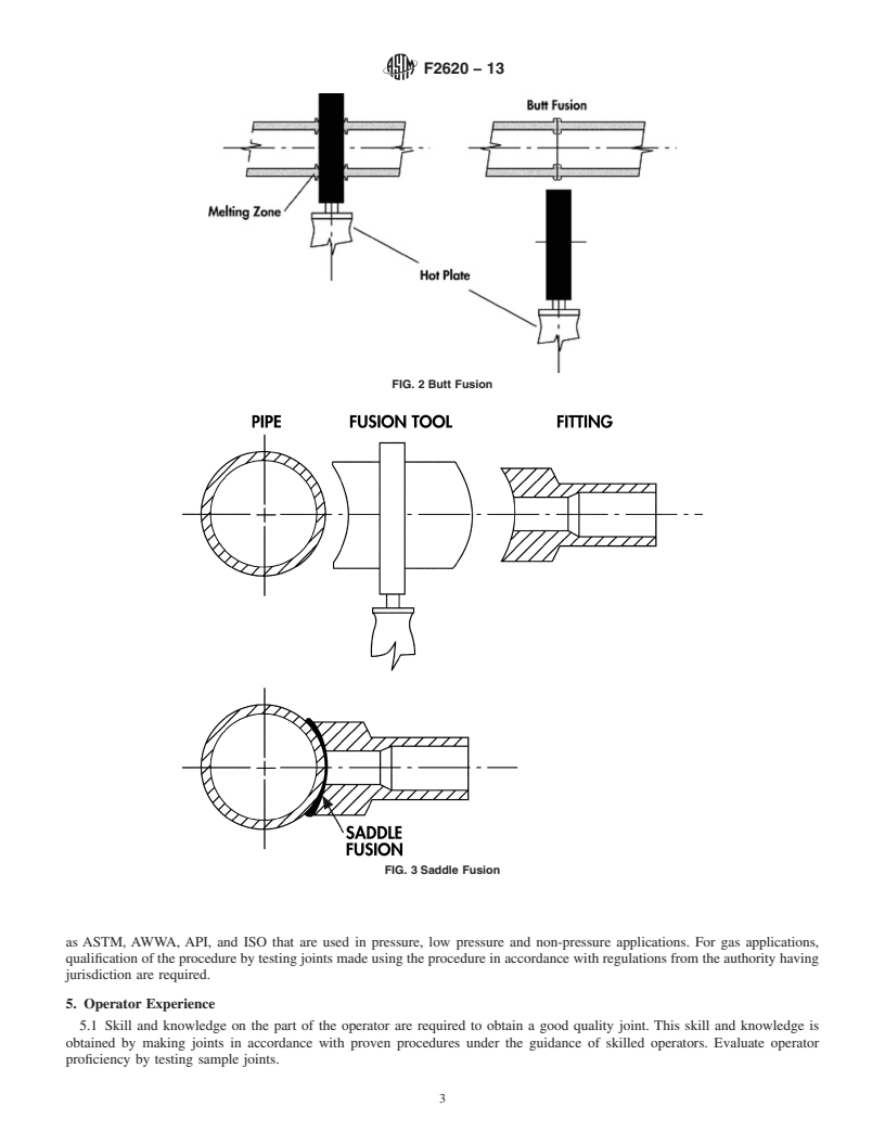 REDLINE ASTM F2620-13 - Standard Practice for  Heat Fusion Joining of Polyethylene Pipe and Fittings