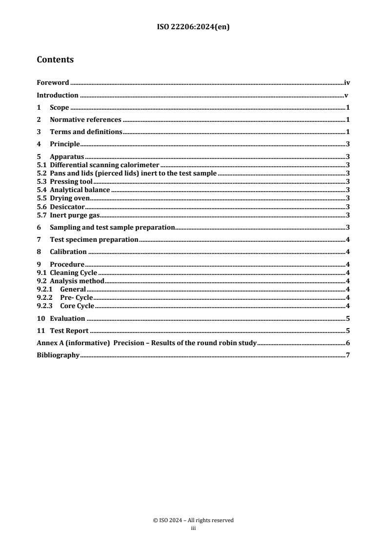 ISO 22206:2024 - Kraft lignin — Glass transition temperature by differential scanning calorimetry
Released:30. 09. 2024