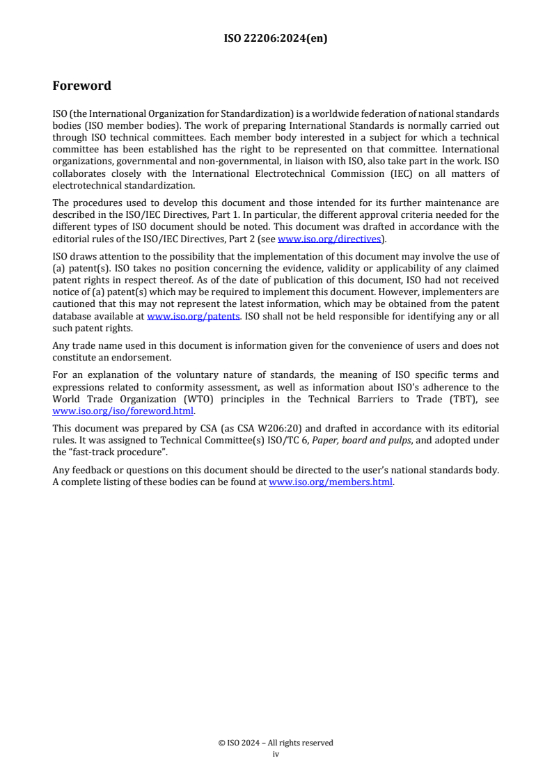 ISO 22206:2024 ISO 22206:2024 - Kraft lignin — Glass transition temperature by differential scanning calorimetry
Released:30. 09. 2024 - Page 4 preview