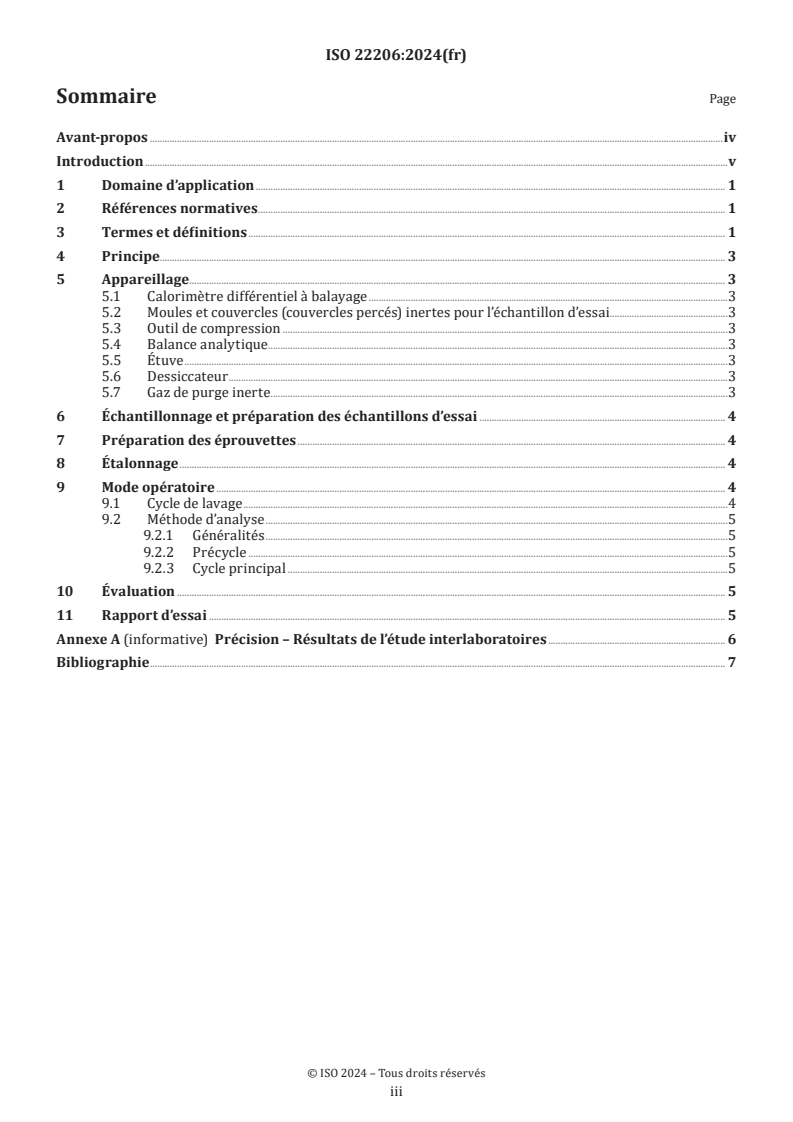 ISO 22206:2024 - Thiolignine — Température de transition vitreuse par analyse calorimétrique différentielle
Released:30. 09. 2024