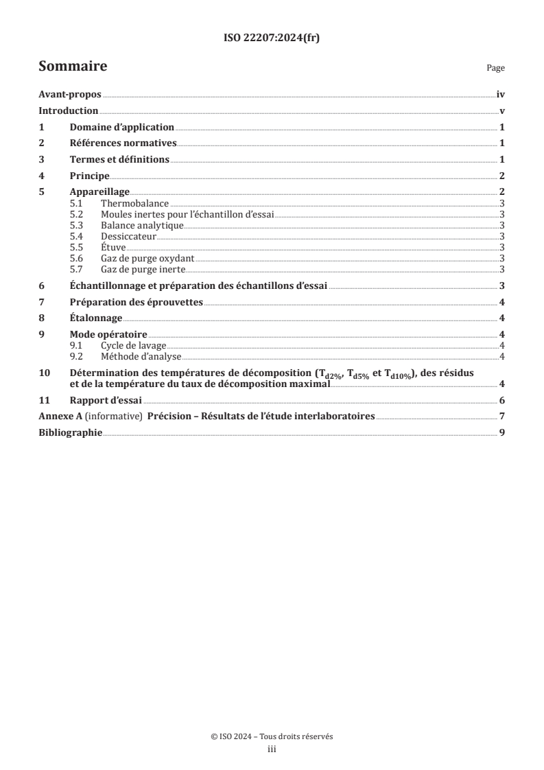 ISO 22207:2024 - Thiolignine — Détermination de la stabilité thermique par thermogravimétrie
Released:30. 09. 2024