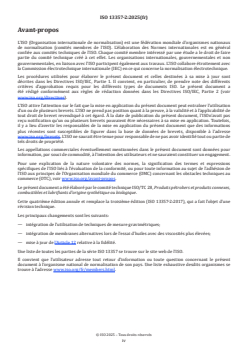 ISO 13357-2:2025 - Produits pétroliers — Détermination de la filtrabilité des huiles lubrifiantes — Partie 2: Méthode pour les huiles non polluées par de l'eau
Released:2. 04. 2025 - Page 4 preview