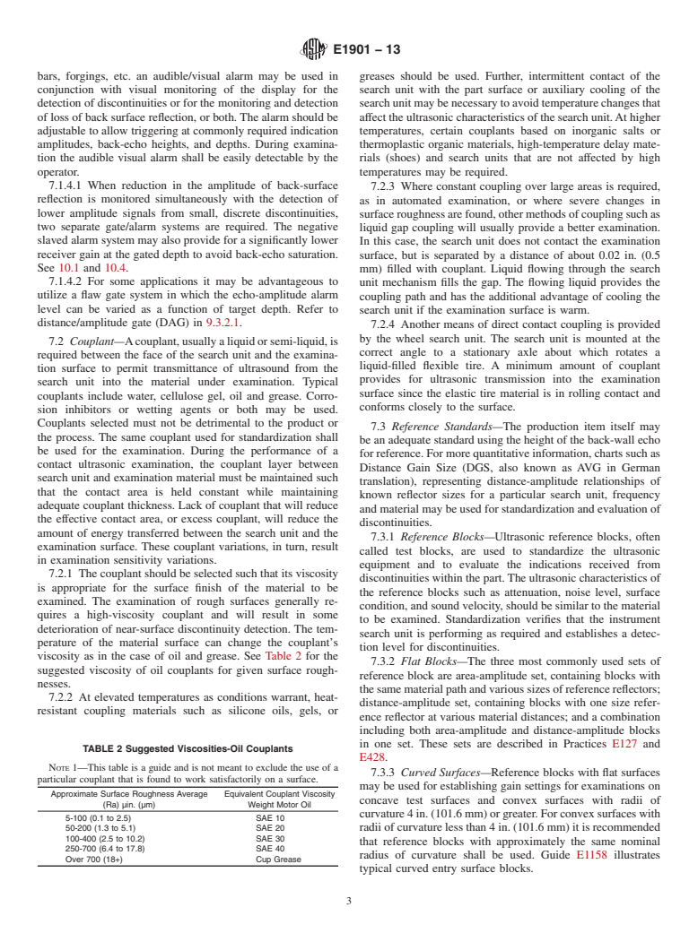 ASTM E1901-13 - Standard Guide for  Detection and Evaluation of Discontinuities by Contact Pulse-Echo  Straight-Beam Ultrasonic Methods