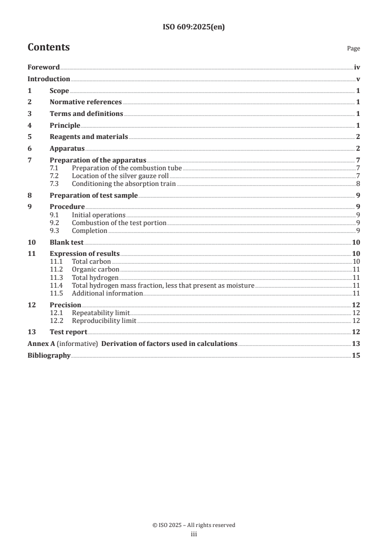 ISO 609:2025 - Coal and coke — Determination of carbon and hydrogen — High temperature combustion method
Released:16. 05. 2025