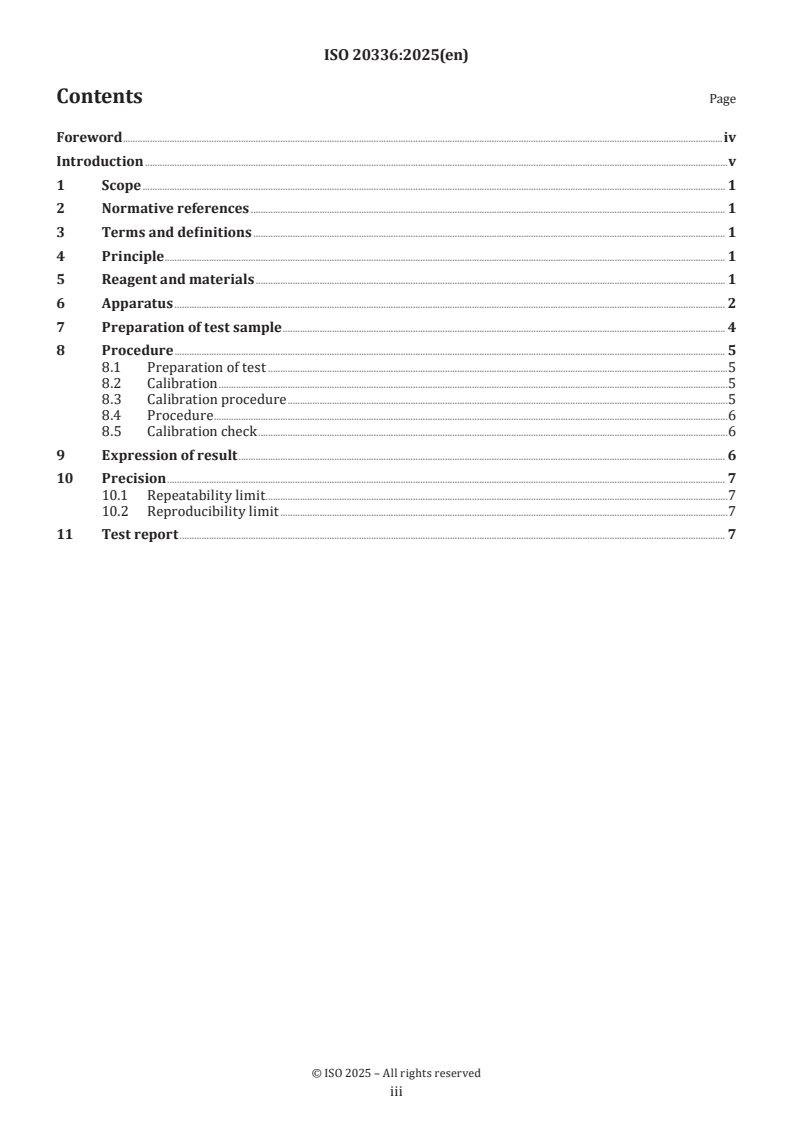 ISO 20336:2025 - Coal and coke — Determination of total sulfur by Coulomb titration method
Released:10. 02. 2025