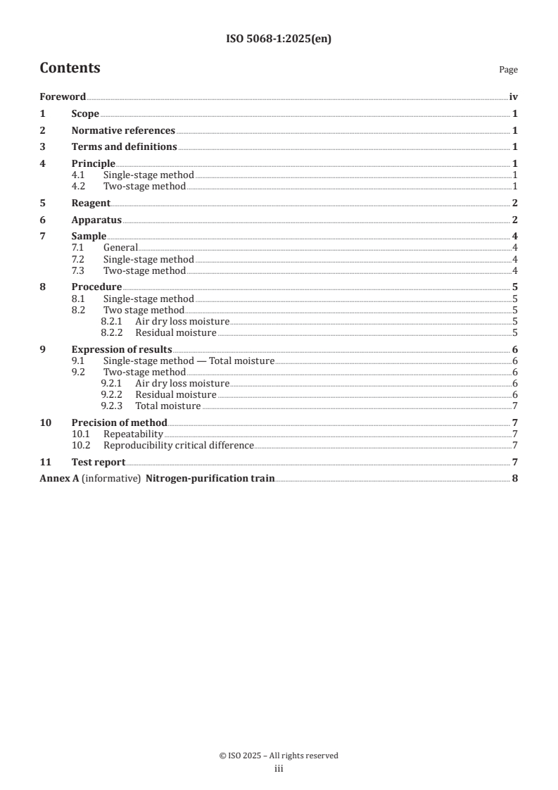 ISO 5068-1:2025 - Brown coals and lignites — Determination of moisture — Part 1: Indirect gravimetric method for total moisture
Released:2. 05. 2025