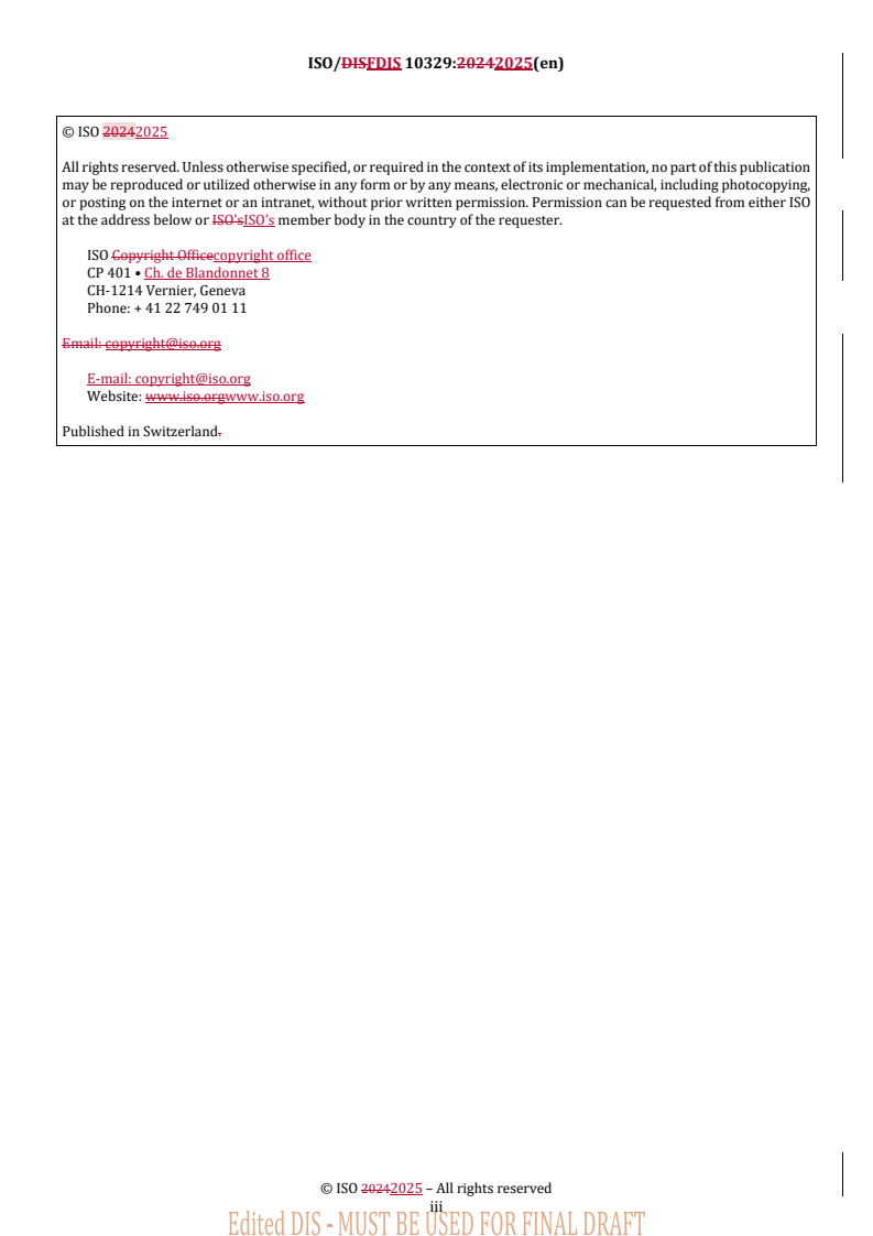 REDLINE ISO/FDIS 10329 - Hard coal — Determination of plastic properties — Constant-torque Gieseler plastometer method
Released:22. 01. 2025