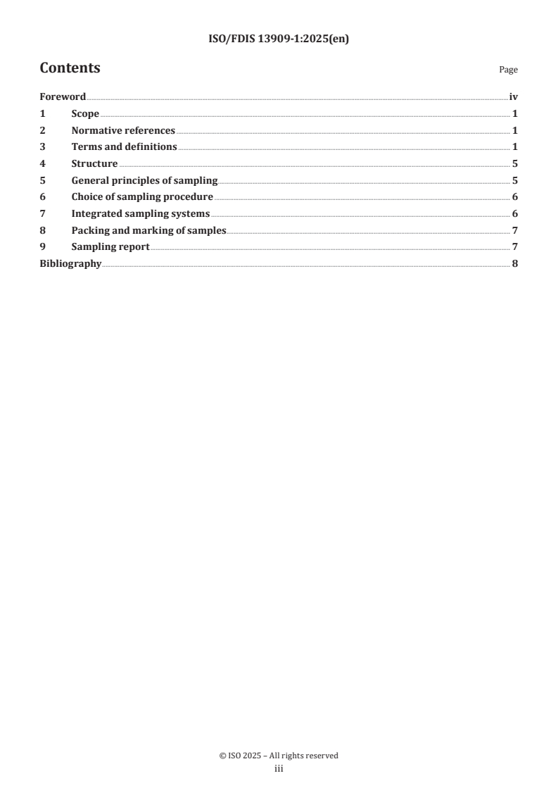 ISO/FDIS 13909-1 - Coal and coke — Mechanical sampling — Part 1: General introduction
Released:26. 03. 2025