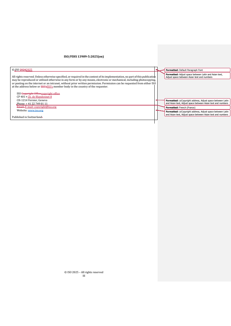 REDLINE ISO/FDIS 13909-5 - Coal and coke — Mechanical sampling — Part 5: Sampling of coke from moving streams
Released:26. 03. 2025