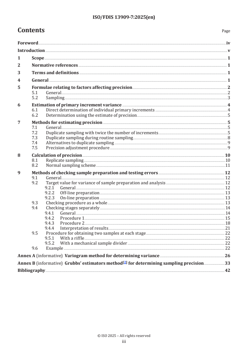 ISO/FDIS 13909-7 - Coal and coke — Mechanical sampling — Part 7: Methods for determining the precision of sampling, sample preparation and testing
Released:7. 04. 2025