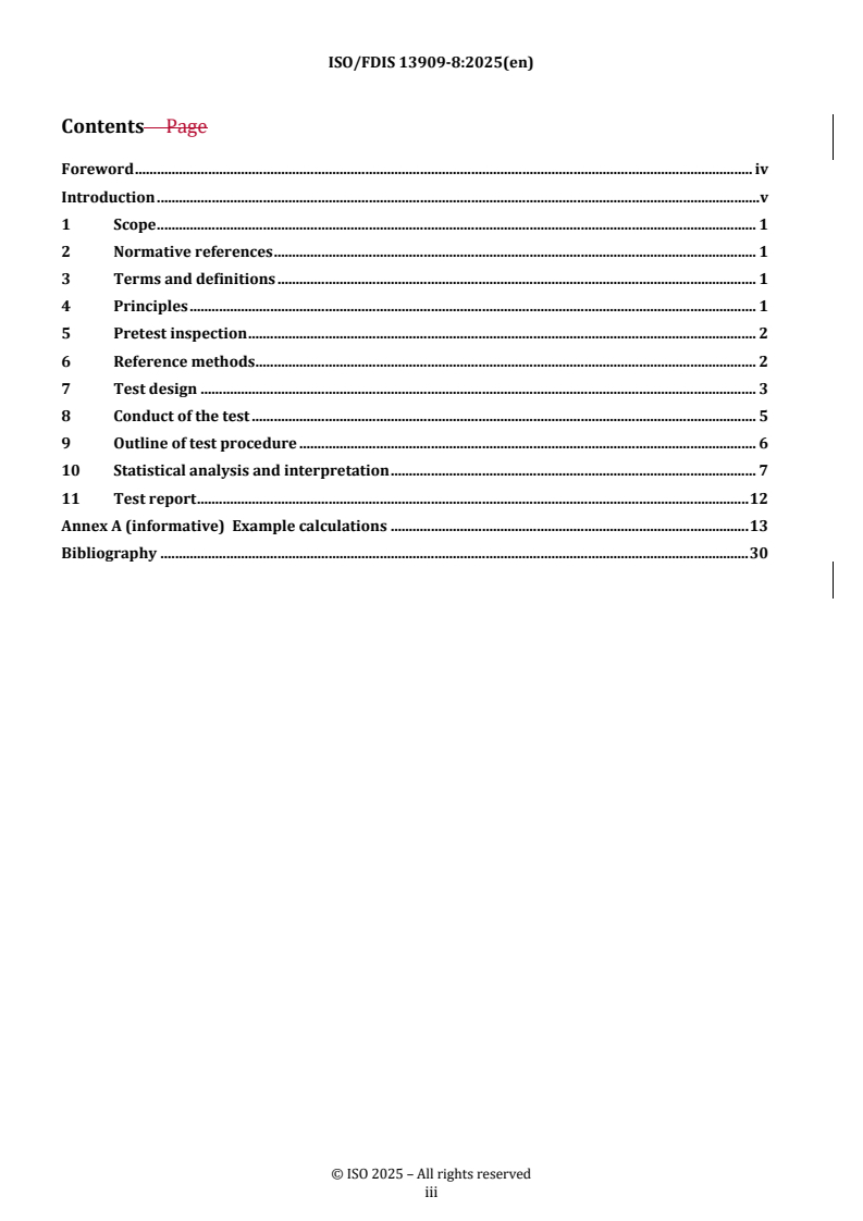 REDLINE ISO/FDIS 13909-8 - Coal and coke — Mechanical sampling — Part 8: Methods of testing for bias
Released:9. 05. 2025