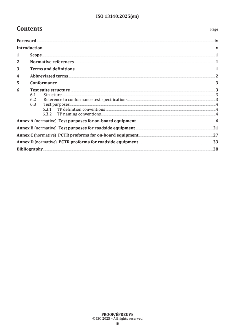 ISO/PRF 13140 - Electronic fee collection — Evaluation of on-board and roadside equipment for conformity to ISO 13141
Released:2. 05. 2025