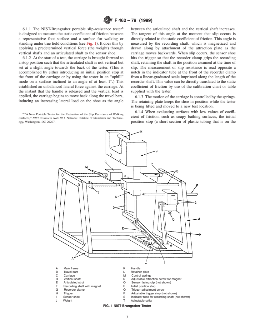 ASTM F462-79(1999) - Consumer Safety Specification for Slip-Resistant Bathing Facilities