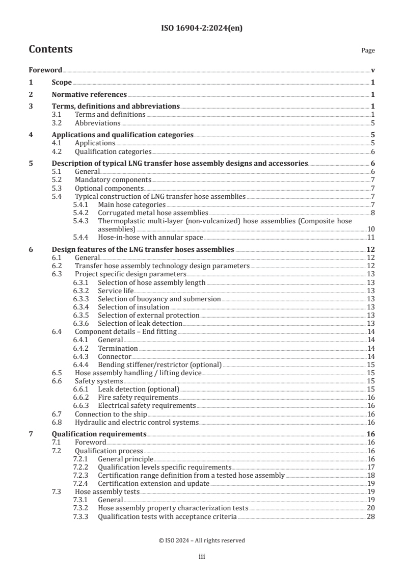 ISO 16904-2:2024 ISO 16904-2:2024 - Installation and equipment for liquefied natural gas — Design and testing of marine transfer systems — Part 2: Design and testing of transfer hoses
Released:30. 01. 2024