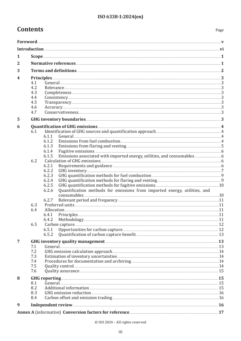 ISO 6338-1:2024 - Calculations of greenhouse gas (GHG) emissions throughout the liquefied natural gas (LNG) chain — Part 1: General
Released:30. 01. 2024