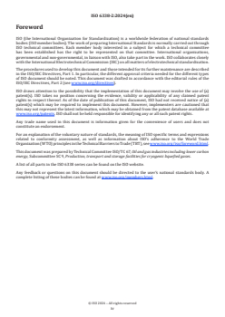 ISO 6338-2:2024 - Calculations of greenhouse gas (GHG) emissions throughout the liquefied natural gas (LNG) chain — Part 2: Natural gas production and transport to LNG plant
Released:15. 08. 2024 - Page 4 preview