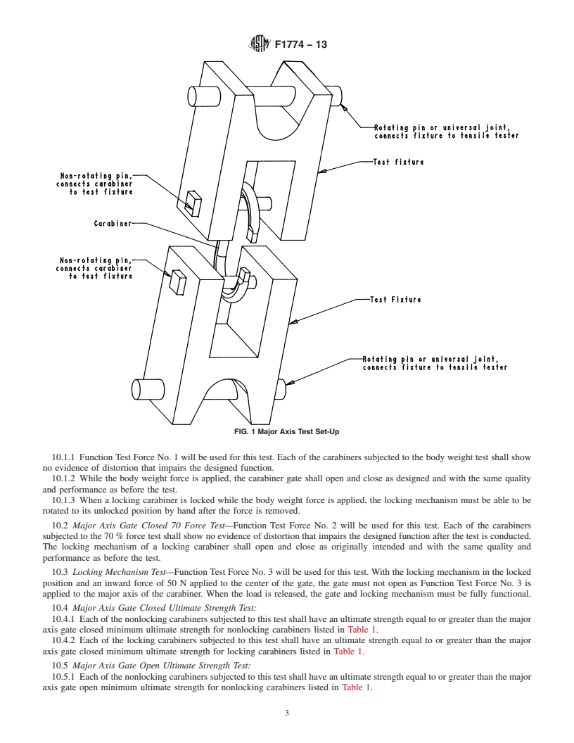 REDLINE ASTM F1774-13 - Standard Specification for  Climbing and Mountaineering Carabiners