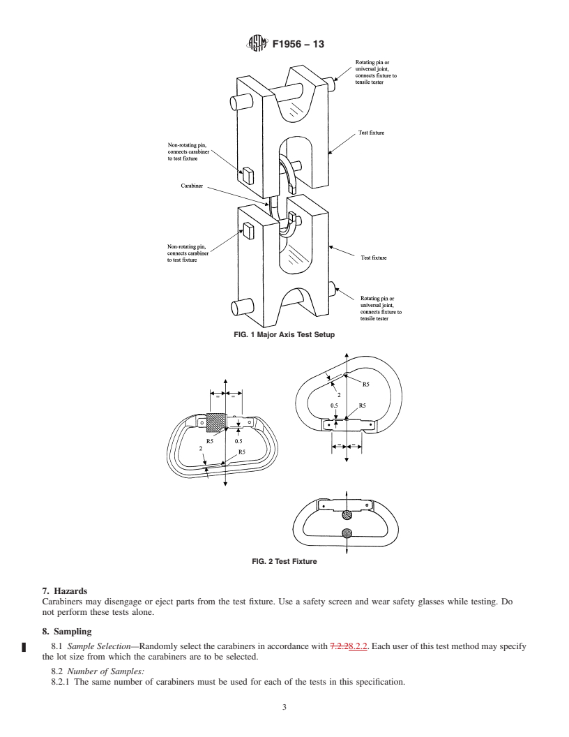 REDLINE ASTM F1956-13 - Standard Specification for  Rescue Carabiners