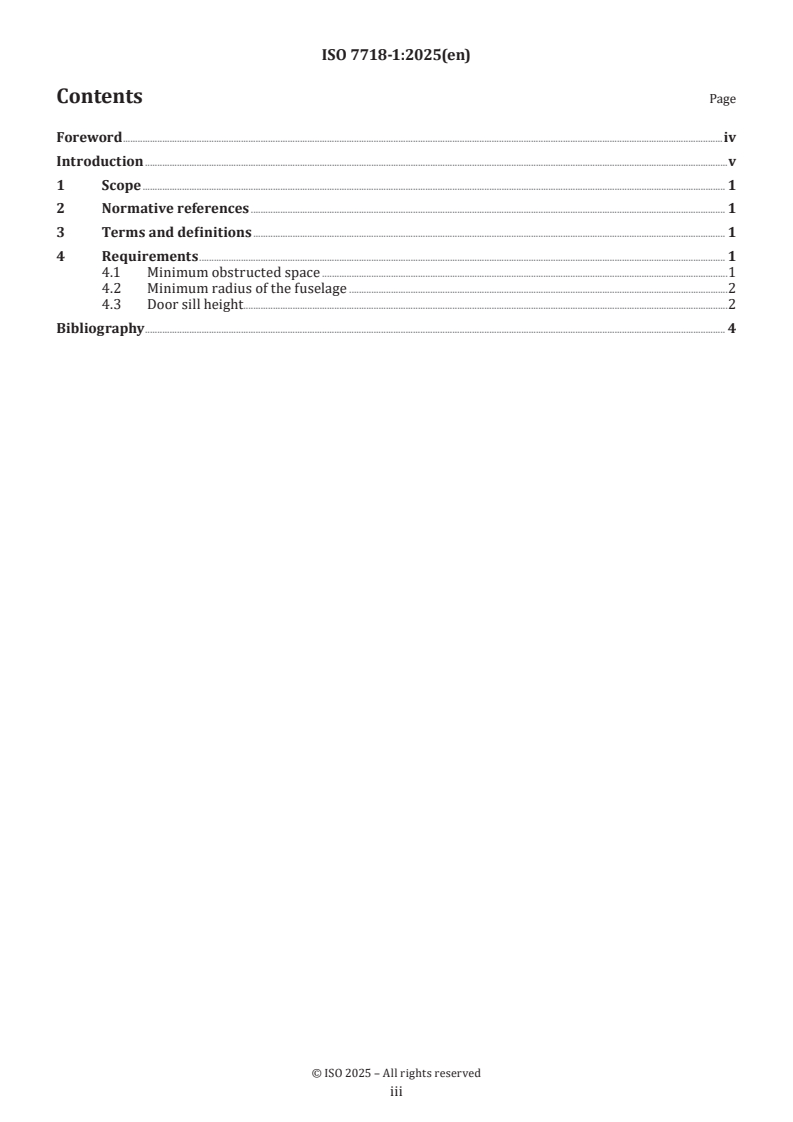 ISO 7718-1:2025 - Aircraft — Passenger doors interface requirements for connection of passenger boarding bridge or passenger transfer vehicle — Part 1: Main deck doors
Released:7. 03. 2025