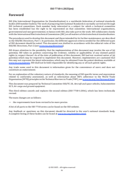 ISO 7718-1:2025 - Aircraft — Passenger doors interface requirements for connection of passenger boarding bridge or passenger transfer vehicle — Part 1: Main deck doors
Released:7. 03. 2025 - Page 4 preview
