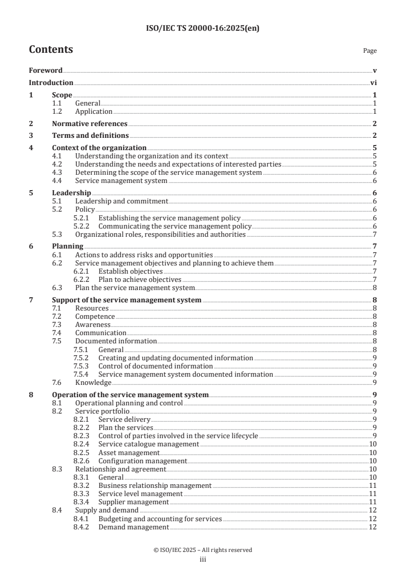 ISO/IEC TS 20000-16:2025 - Information technology — Service management — Part 16: Guidance on sustainability within a service management system based on ISO/IEC 20000-1
Released:3. 02. 2025