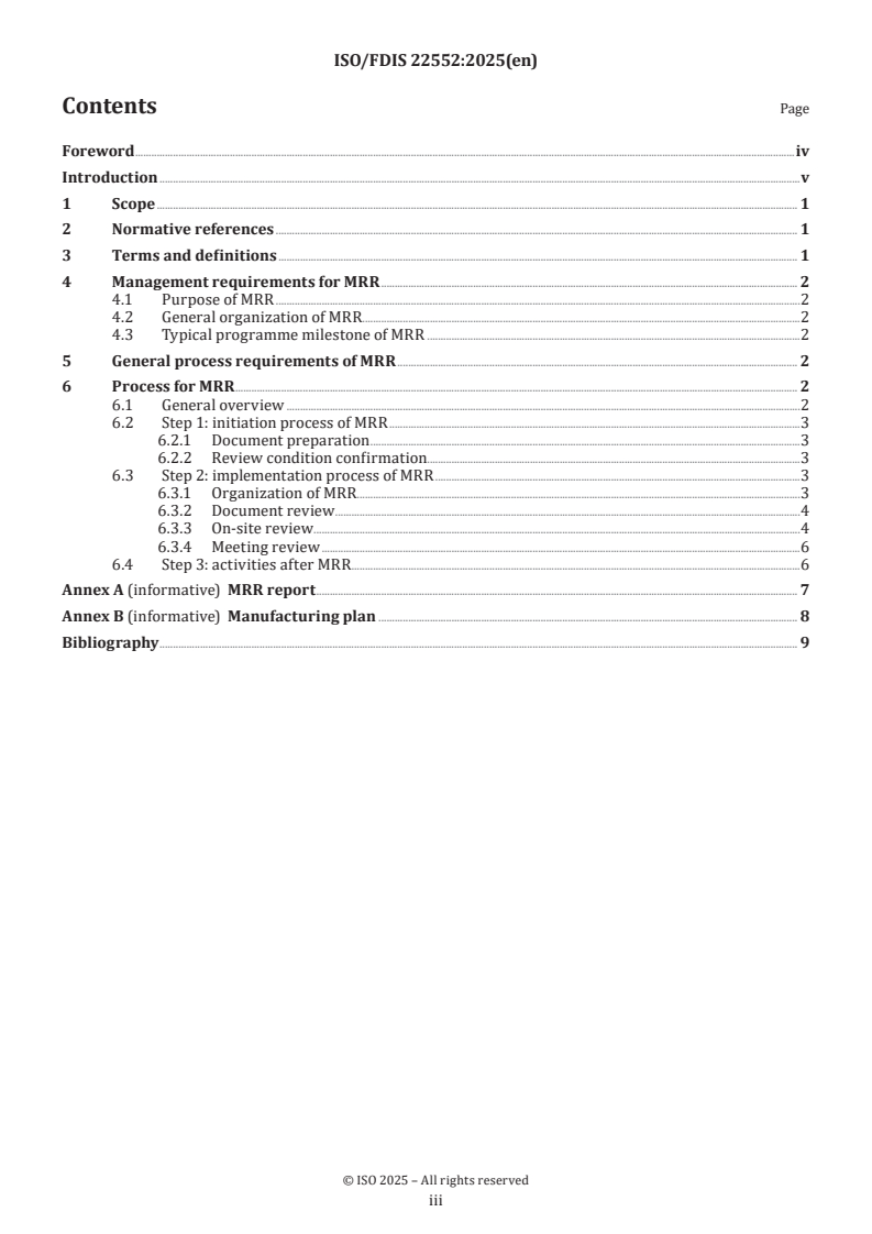 ISO/FDIS 22552 - Space systems — Manufacturing readiness review
Released:30. 04. 2025