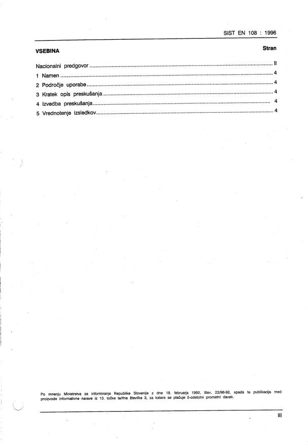 EN 108:1996