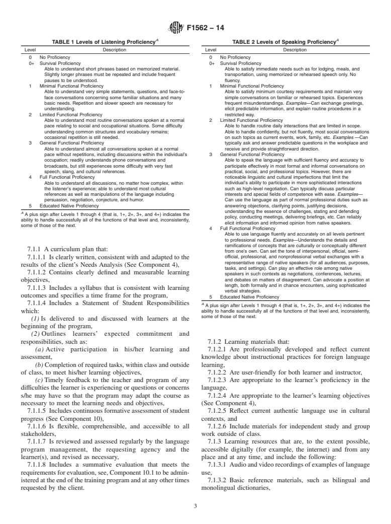 ASTM F1562-14 - Standard Guide for  Use-Oriented Foreign Language Instruction