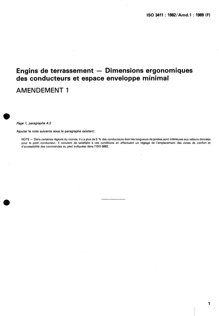 ISO 3411:1982/Amd 1:1989 - Earth-moving machinery — Human physical dimensions of operators and minimum operator space envelope — Amendment 1
Released:6/15/1989
