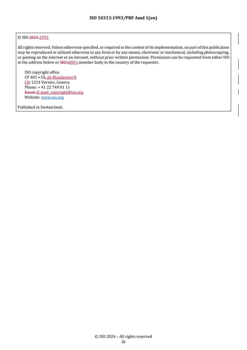 REDLINE ISO 10313:1993/PRF Amd 1 - Ambient air — Determination of the mass concentration of ozone — Chemiluminescence method — Amendment 1
Released:15. 05. 2024