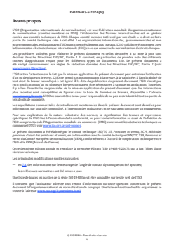 ISO 19403-5:2024 - Peintures et vernis — Mouillabilité — Partie 5: Détermination des fractions polaire et dispersive de la tension superficielle des liquides à partir de mesurages de l'angle de contact avec un solide n'ayant qu'une contribution de dispersion à son énergie de surface
Released:18. 10. 2024 - Page 4 preview