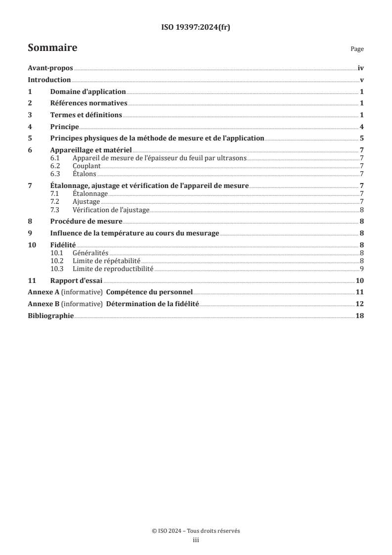 ISO 19397:2024 - Peintures et vernis — Détermination de l’épaisseur du feuil de revêtements par mesurage par ultrasons
Released:11/15/2024