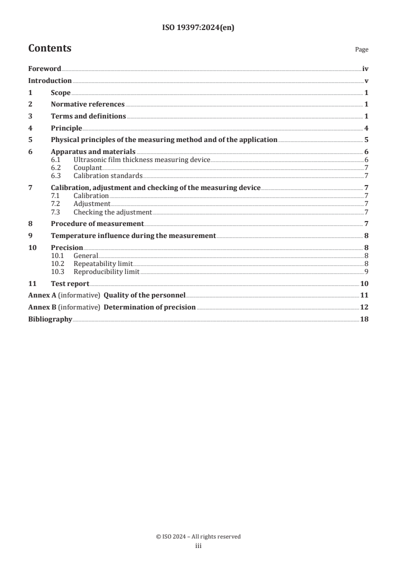 ISO 19397:2024 - Paints and varnishes — Determination of the film thickness of coatings using an ultrasonic gauge
Released:11/15/2024