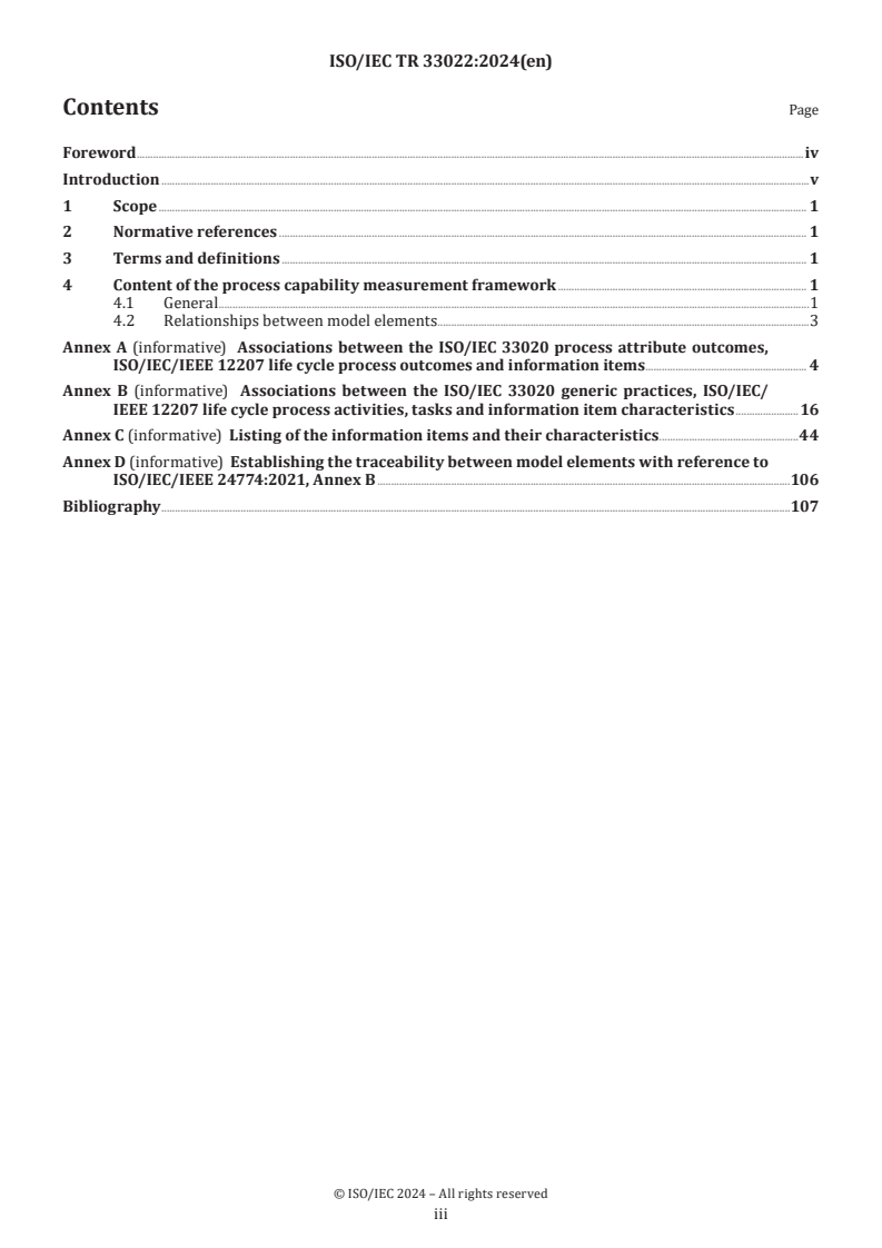 ISO/IEC TR 33022:2024 - Information technology — Process assessment — Application of ISO/IEC/IEEE 12207 processes to the ISO/IEC 33020 process capability measurement scale
Released:1. 10. 2024