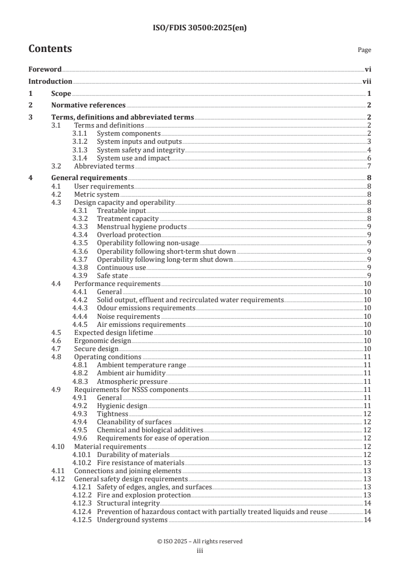 ISO/FDIS 30500 - Non-sewered sanitation systems — Prefabricated integrated treatment units — General safety and performance requirements for design and testing
Released:3. 04. 2025