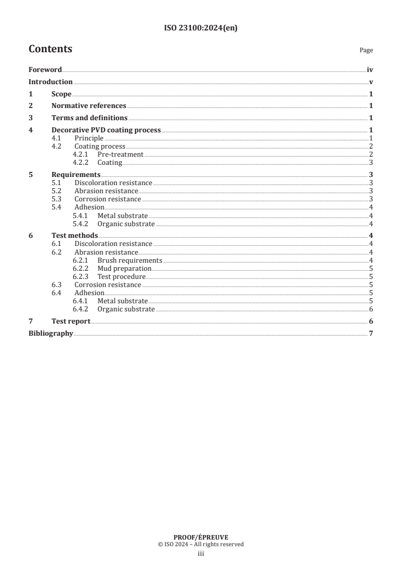 ISO/PRF 23100 - Decorative physical vapor deposition (PVD) coatings on kitchen and sanitary ware fittings — Specification and test methods
Released:8. 10. 2024