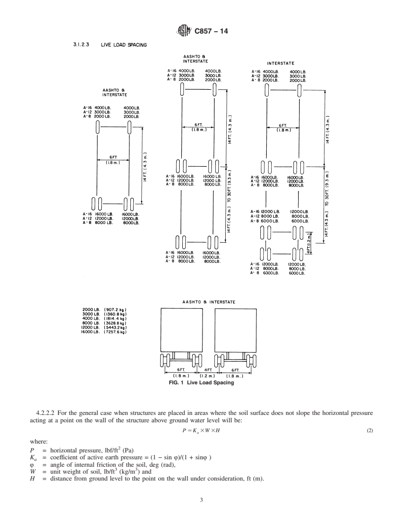 REDLINE ASTM C857-14 - Standard Practice for  Minimum Structural Design Loading for Underground Precast Concrete  Utility Structures