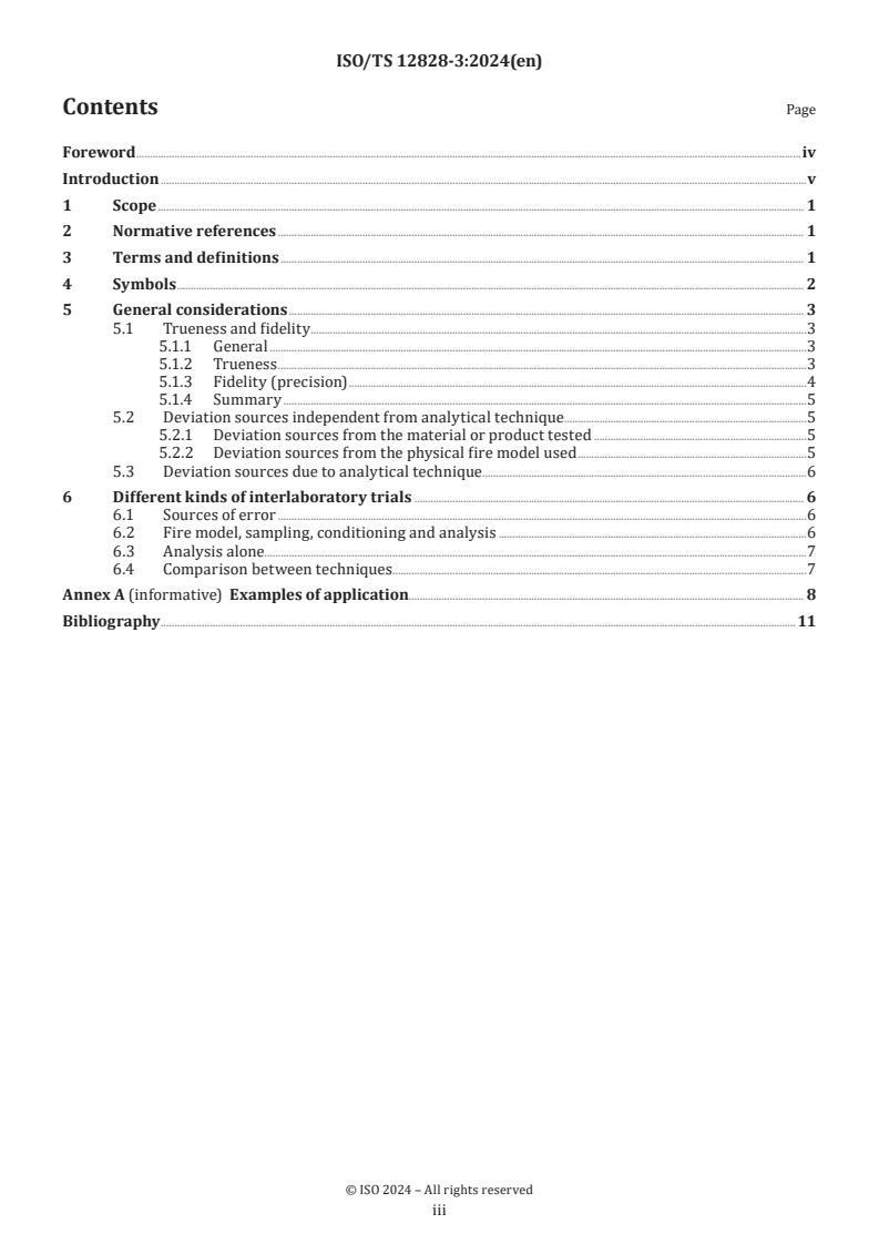 ISO/TS 12828-3:2024 - Validation method for fire gas analysis — Part 3: Considerations related to interlaboratory trials
Released:11/19/2024