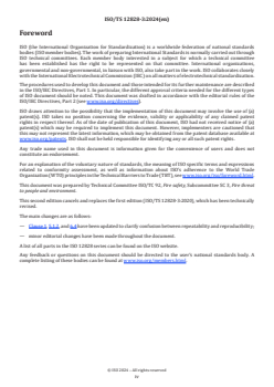 ISO/TS 12828-3:2024 - Validation method for fire gas analysis — Part 3: Considerations related to interlaboratory trials
Released:11/19/2024 - Page 4 preview