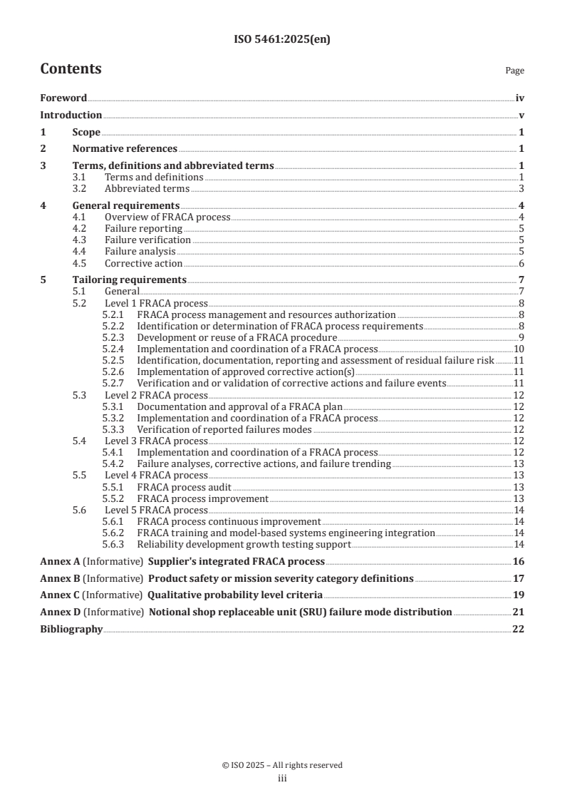 ISO 5461:2025 - Space systems — Failure reporting, analysis and corrective action (FRACA) process requirements
Released:8. 05. 2025