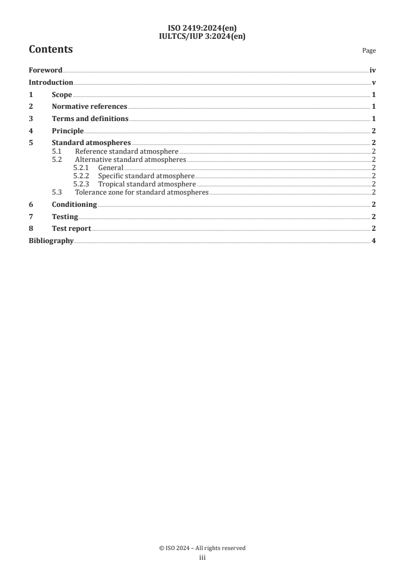 ISO 2419:2024 - Leather — Physical and mechanical tests — Specimen and test piece conditioning
Released:13. 08. 2024