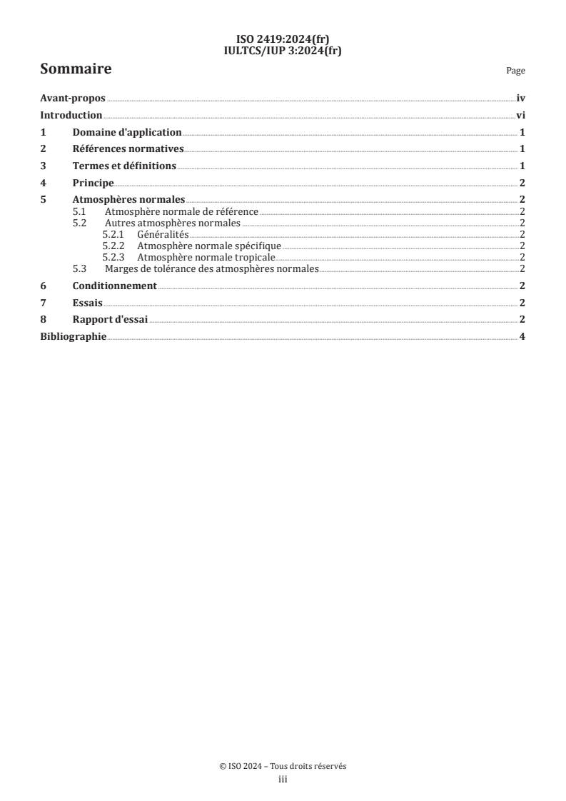 ISO 2419:2024 - Cuir — Essais physiques et mécaniques — Conditionnement des spécimens et des éprouvettes
Released:13. 08. 2024