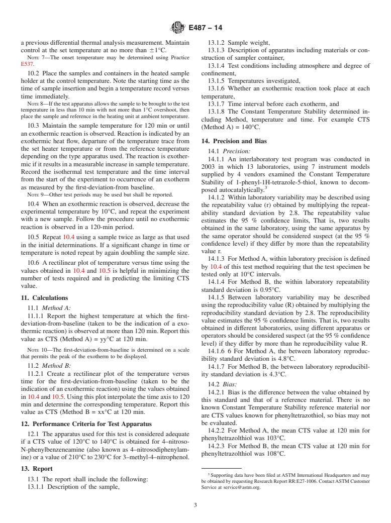 ASTM E487-14 - Standard Test Method for  Constant-Temperature Stability of Chemical Materials