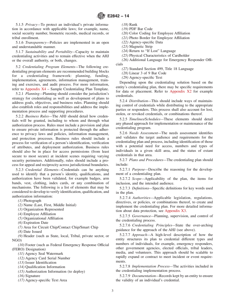 ASTM E2842-14 - Standard Guide for Credentialing for Access to an ...