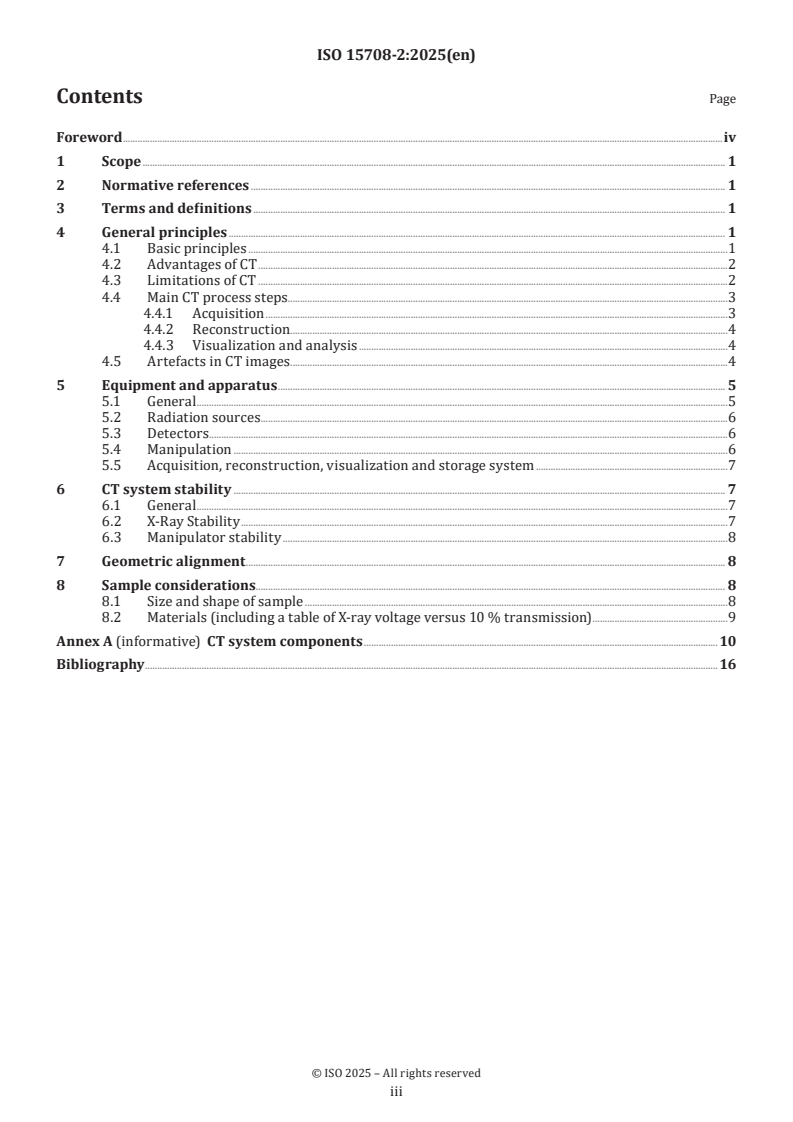 ISO 15708-2:2025 - Non-destructive testing — Radiation methods for computed tomography — Part 2: Principles, equipment and samples
Released:14. 01. 2025